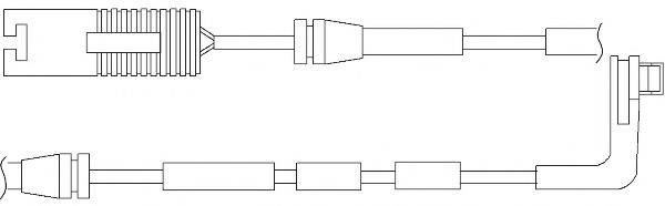 KAWE WS0259A Сигнализатор, износ тормозных колодок