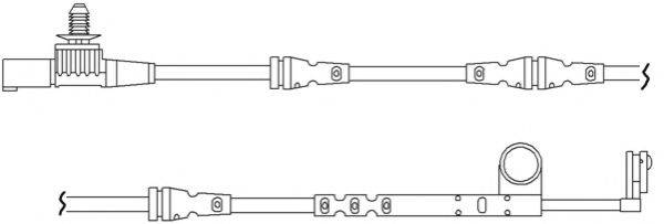 KAWE WS0264A Сигнализатор, износ тормозных колодок