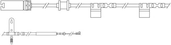 Сигнализатор, износ тормозных колодок KAWE WS0299A