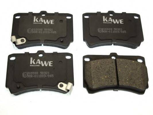 KAWE 810008 Комплект тормозных колодок, дисковый тормоз