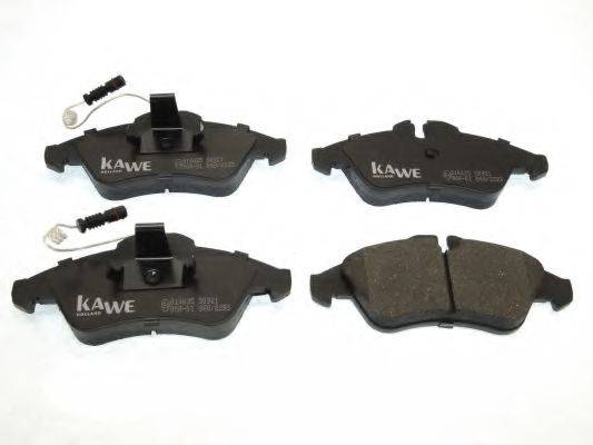 KAWE 810025 Комплект тормозных колодок, дисковый тормоз