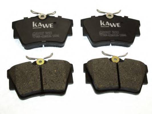 KAWE 810027 Комплект тормозных колодок, дисковый тормоз