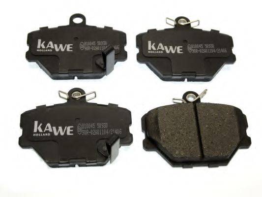KAWE 810045 Комплект тормозных колодок, дисковый тормоз