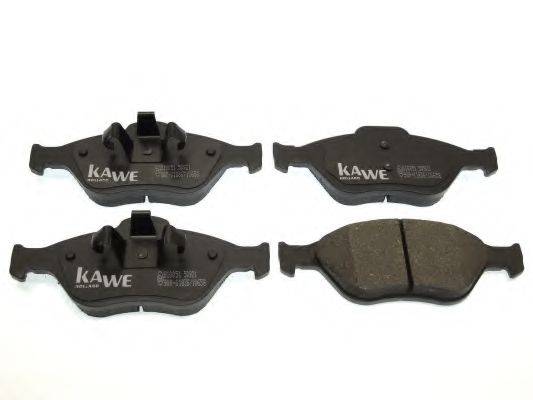 KAWE 810051 Комплект тормозных колодок, дисковый тормоз