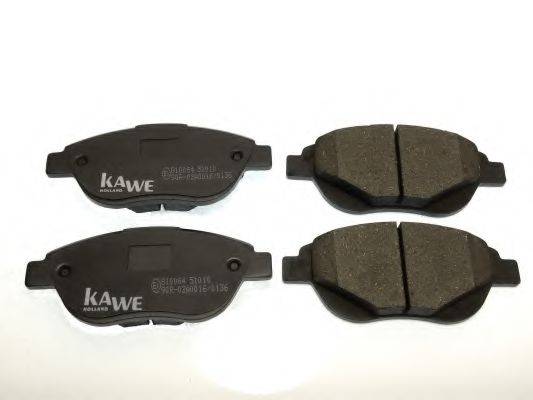 KAWE 810064 Комплект тормозных колодок, дисковый тормоз