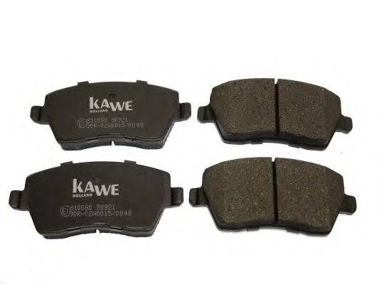 KAWE 810080 Комплект тормозных колодок, дисковый тормоз