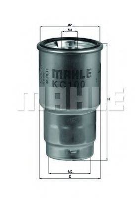 MAHLE ORIGINAL KC100D Топливный фильтр