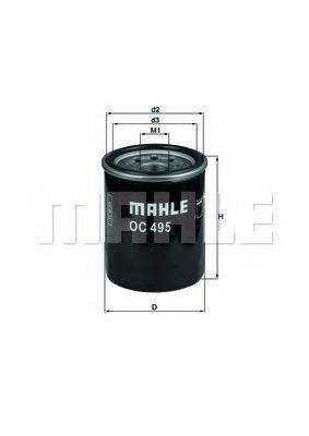 MAHLE ORIGINAL OC495 Масляный фильтр