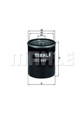 MAHLE ORIGINAL OC986 Масляный фильтр