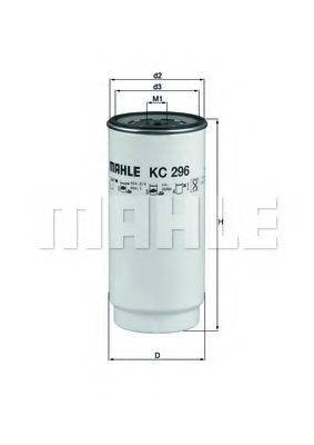 MAHLE ORIGINAL KC296D Топливный фильтр