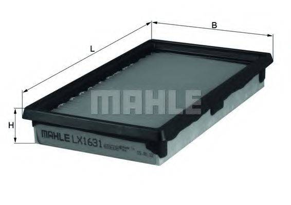 MAHLE ORIGINAL LX1631 Воздушный фильтр