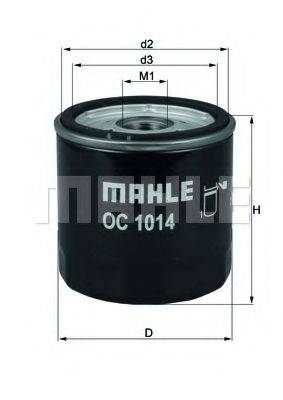 Масляный фильтр MAHLE ORIGINAL OC 1014
