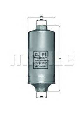 MAHLE ORIGINAL KL59 Топливный фильтр