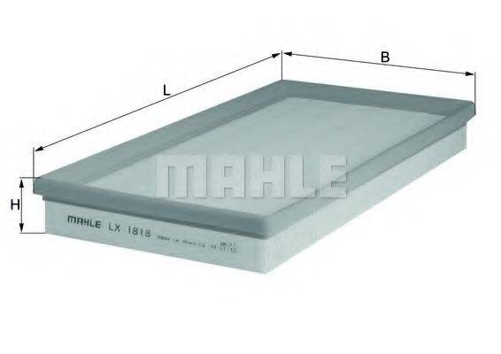 MAHLE ORIGINAL LX1818 Воздушный фильтр