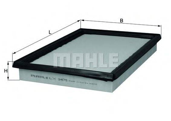MAHLE ORIGINAL LX3475 Воздушный фильтр