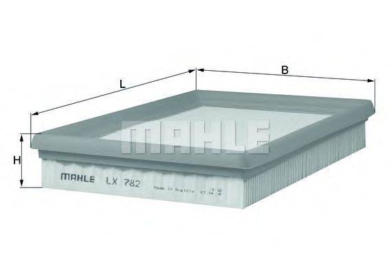 MAHLE ORIGINAL LX782 Воздушный фильтр