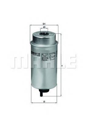 MAHLE ORIGINAL KC116 Топливный фильтр