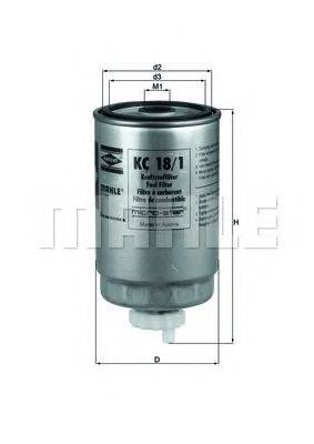 MAHLE ORIGINAL KC181 Топливный фильтр