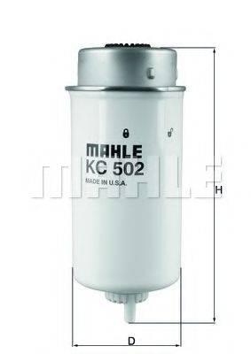 MAHLE ORIGINAL KC502 Топливный фильтр