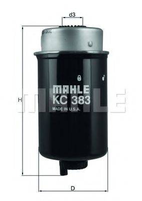 MAHLE ORIGINAL KC383 Топливный фильтр