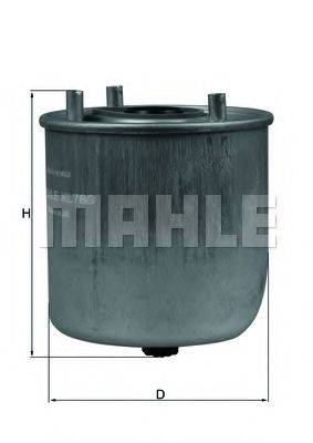 MAHLE ORIGINAL KL780 Топливный фильтр