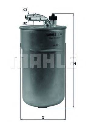 MAHLE ORIGINAL KL792 Топливный фильтр
