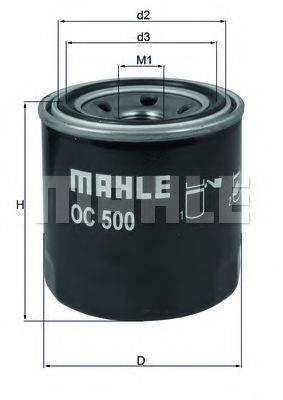 Масляный фильтр MAHLE ORIGINAL OC 500