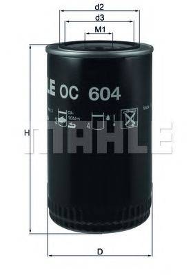 MAHLE ORIGINAL OC604 Масляный фильтр