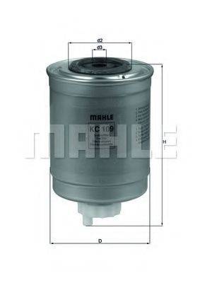 MAHLE ORIGINAL KC109 Топливный фильтр