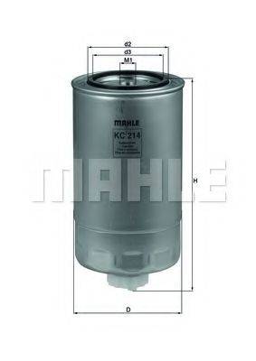 MAHLE ORIGINAL KC214 Топливный фильтр
