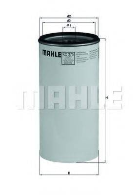 MAHLE ORIGINAL KC375D Топливный фильтр