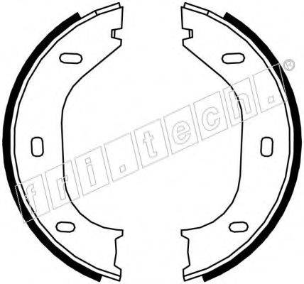 Комплект тормозных колодок, стояночная тормозная система FRI.TECH. 1019.021