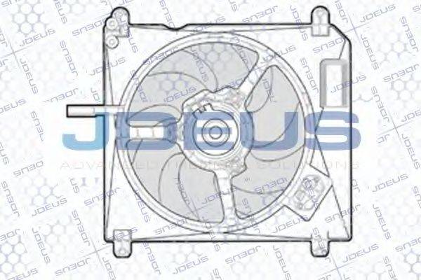 Вентилятор, охлаждение двигателя JDEUS EV805400