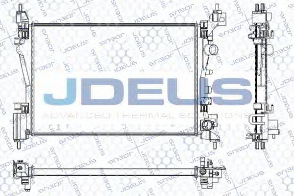 JDEUS RA0200950 Радиатор, охлаждение двигателя