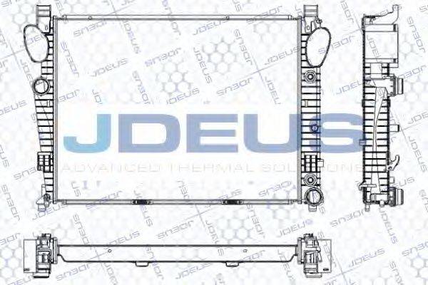 JDEUS RA0170680 Радиатор, охлаждение двигателя
