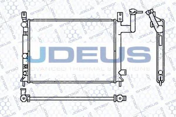 Радиатор, охлаждение двигателя JDEUS 019N04