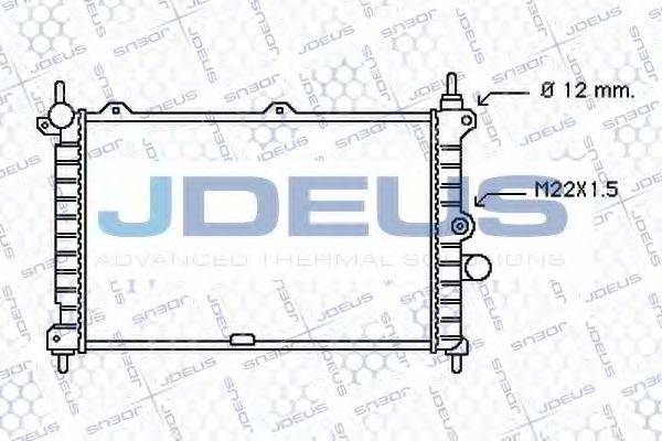Радиатор, охлаждение двигателя JDEUS 020M10
