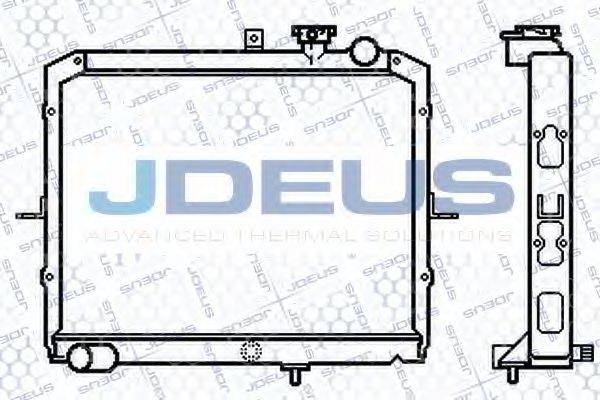 JDEUS 065M04 Радиатор, охлаждение двигателя