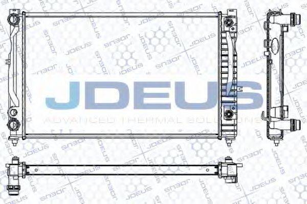 JDEUS RA0010170 Радиатор, охлаждение двигателя