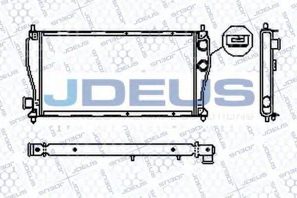 JDEUS RA0020160 Радиатор, охлаждение двигателя