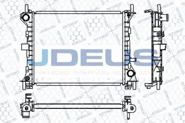 JDEUS RA0121040 Радиатор, охлаждение двигателя