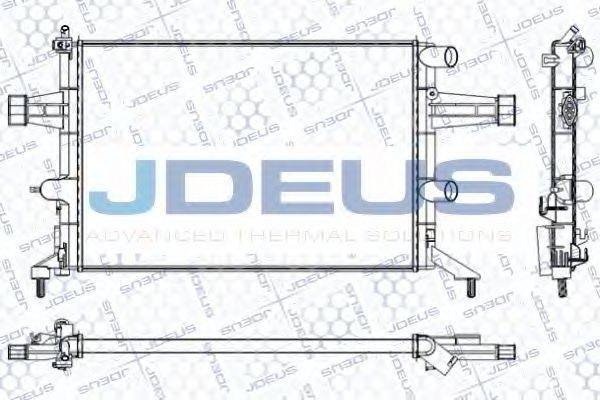 JDEUS RA0200740 Радиатор, охлаждение двигателя