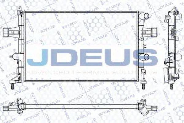 Радиатор, охлаждение двигателя JDEUS RA0200750