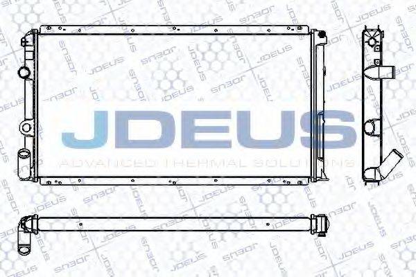 JDEUS RA0230740 Радиатор, охлаждение двигателя