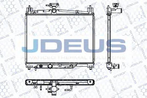 JDEUS RA0280080 Радиатор, охлаждение двигателя