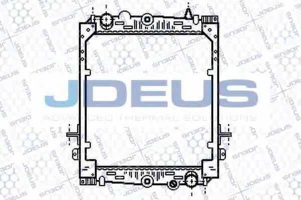 JDEUS 108M04 Радиатор, охлаждение двигателя