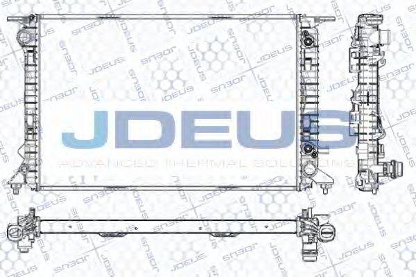 JDEUS RA0010500 Радиатор, охлаждение двигателя