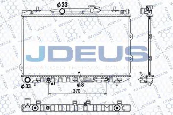 JDEUS 065M21 Радиатор, охлаждение двигателя