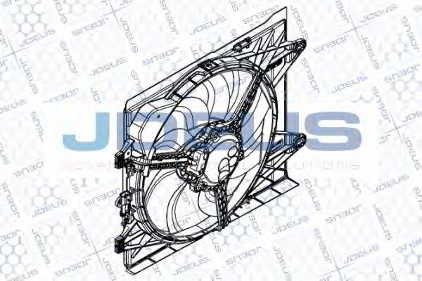 Вентилятор, охлаждение двигателя JDEUS EV8B0500