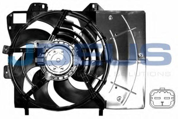 Вентилятор, охлаждение двигателя JDEUS EV210350